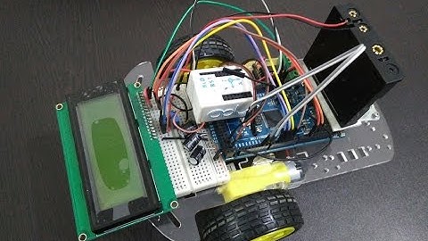 oblu (a low cost IMU) controlling movements of arduino based robot
