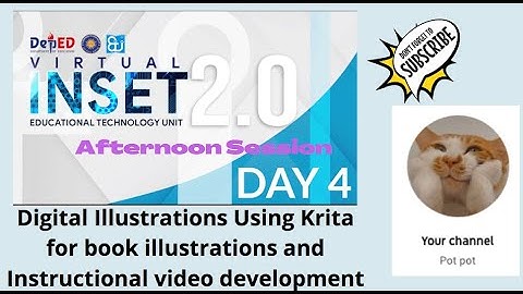VINSET 2.0 DAY 4 ANSWER KEY Digital Illustrations Using Krita for book illustrations