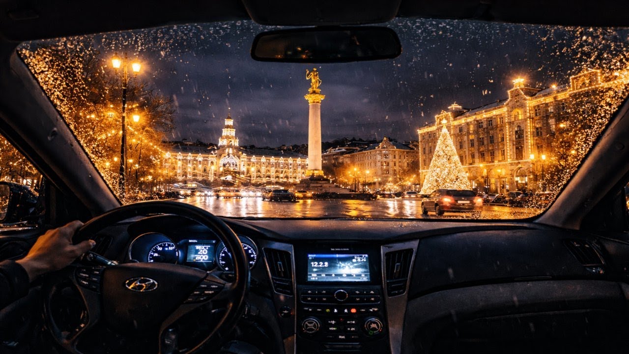 Night Tbilisi (Madness on the Streets) Rain 🌧️