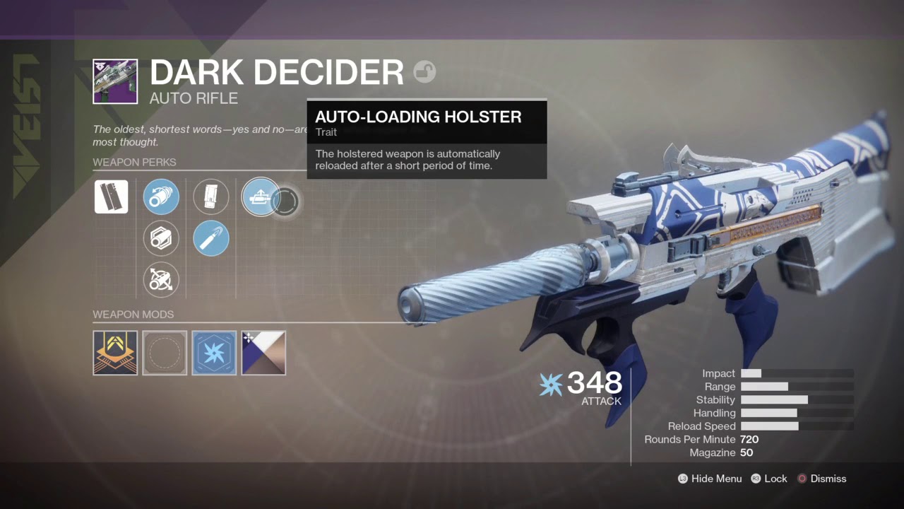 Dark Decider: New Iron Banner Auto Rifle