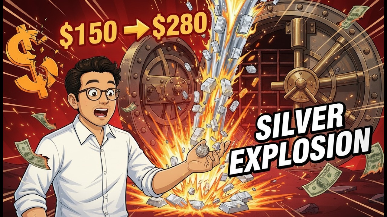 SILVER $280: Silver Is Not Weak. Silver Is Trapped. Here's the Math When the Trap Breaks