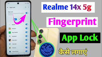 realme 14x 5g fingerprint app lock / realme 14x 5g me app me fingerprint lock kaise lagaye