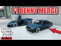 GTA 5 ONLINE *SOLO* CAR TO SERVICE CAR MERGE GLITCH F1 BENNY MERGE GLITCH! (XBOX / PSN)