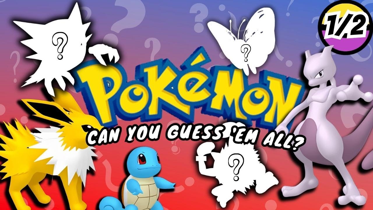 Who's That Pokemon Silhouette Quiz 1 | Red & Blue Series - YouTube