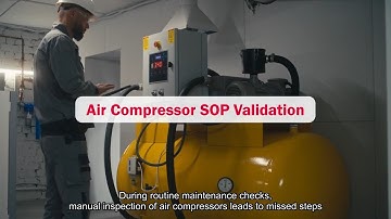 Air Compressor Inspection Using AR + AI | META-aivi for SOP Validation