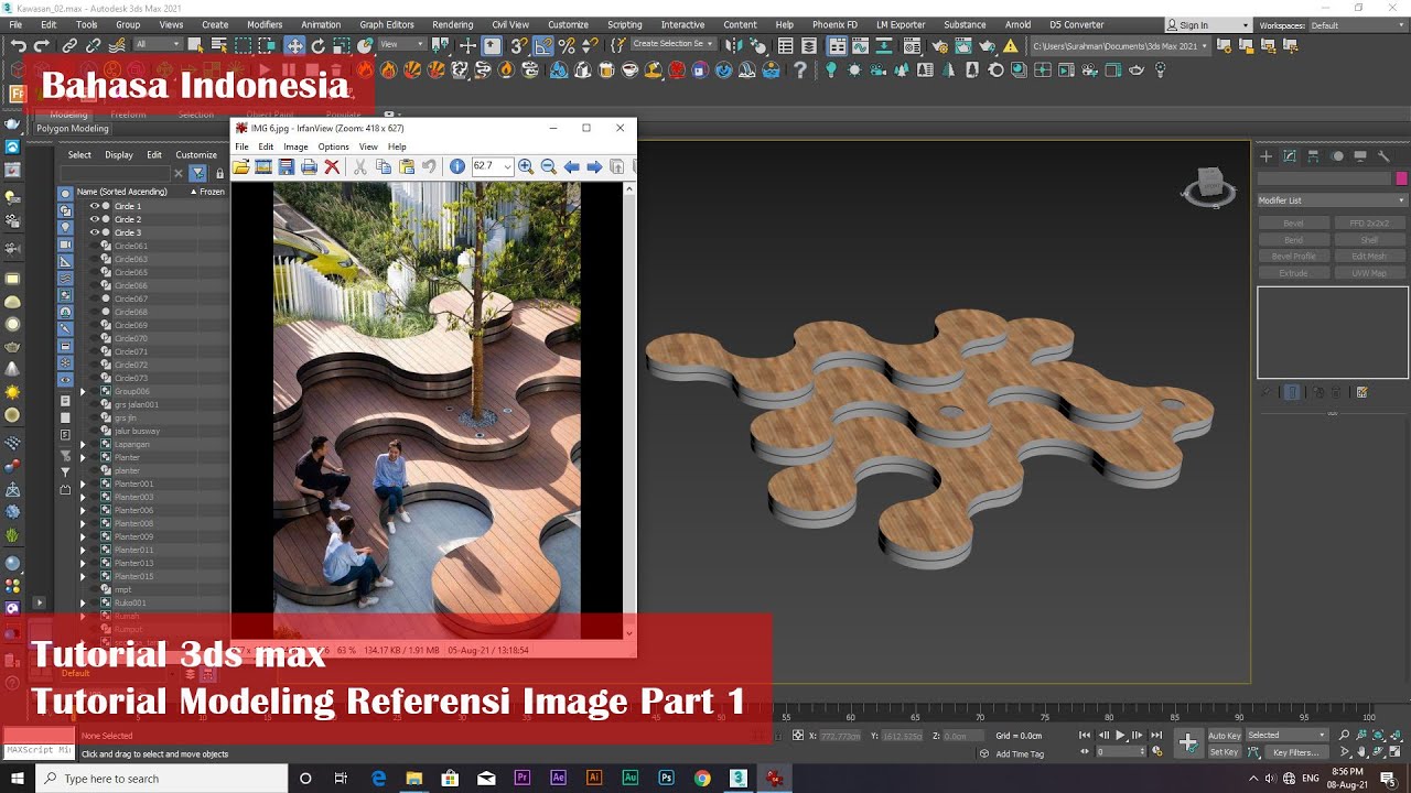 Tutorial 3Ds Max - Tutorial Modelling Refrensi Image - Part 1 - Bahasa ...
