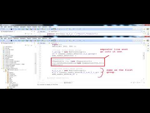 Using a Radio Button Component in Java