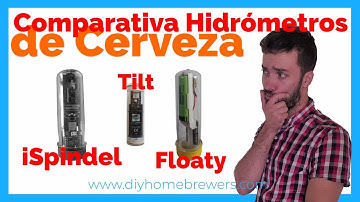 COMPARATIVA: iSpindel - Floaty - Tilt Hydrometer.