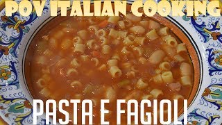 Pasta e Fagioli (Pasta and Beans): POV Italian Cooking Episode 78 screenshot 4