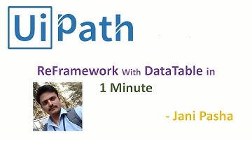 ReFramework with Datatable