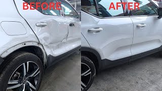 VOLVO XC40 car accident repairvolvo xc 40 ကားaccident ပြန်လည်ပြုပြင်ချင်း