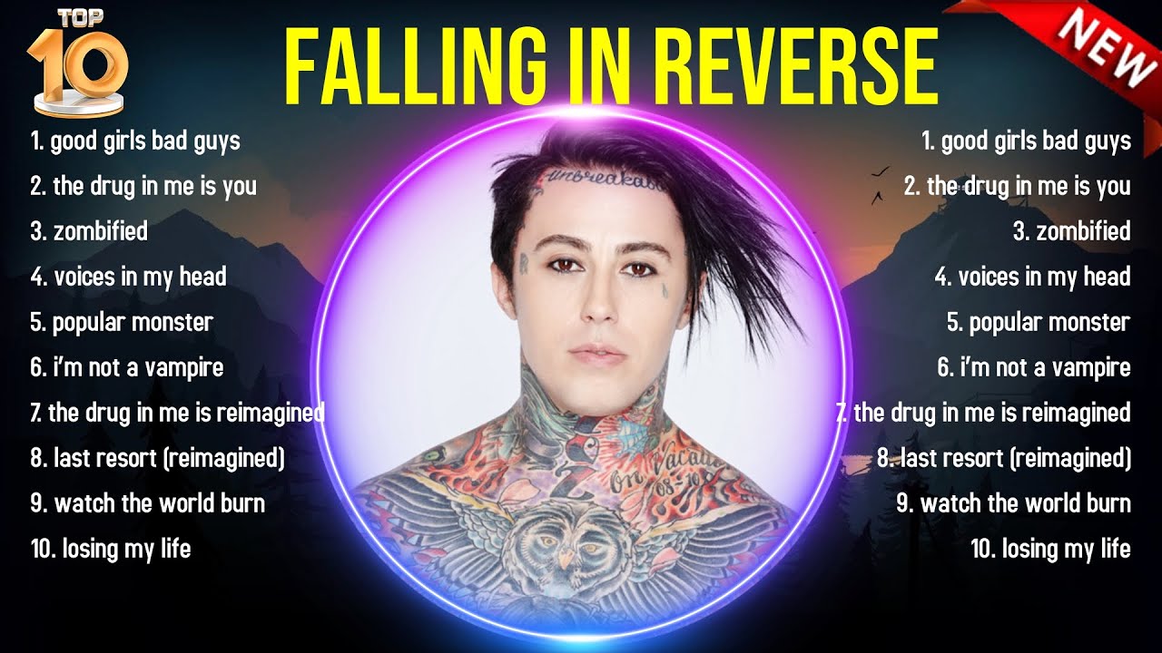The best of  Falling In Reverse full album 2024 ~ Top Artists To Listen 2024