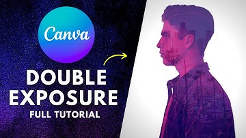 How To Create A Double Exposure Effect On Canva For Free | Canva Tutorial For Beginners