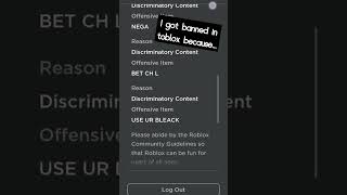 I Got Banned Because Of This Lol