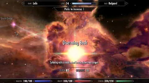 Skyrim - Deadly Shield Bash Build/Damage pt.1