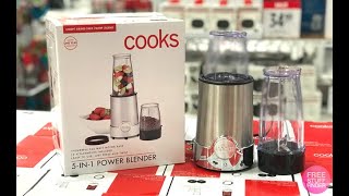Cooks 5-in-1 Power Blender Metallic Silver in 2023  Easy healthy  smoothies, Easy smoothies, Fresh ground coffee