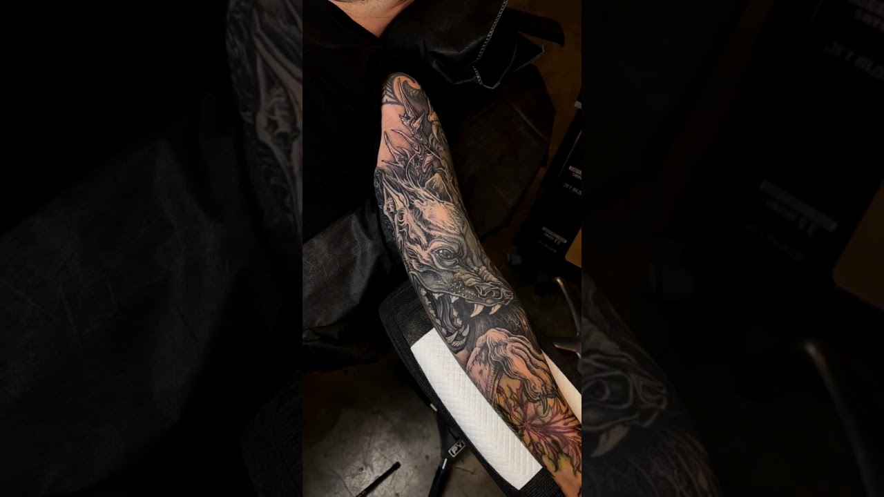Hyena tattoo