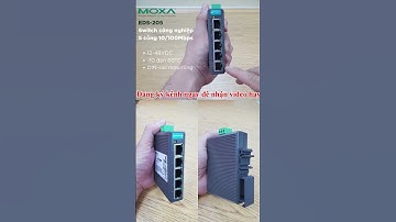 EDS 205 Bộ Switch 5 cổng 10/100Mbps Moxa Việt Nam #shorts