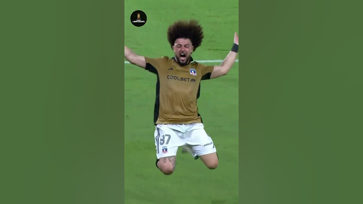 🔝  ¡ASÍ SE FESTEJA UN GOL EN LA CONMEBOL #LIBERTADORES! 🖤🤍🇨🇱 #COLOCOLO🏆 #GLORIAETERNA