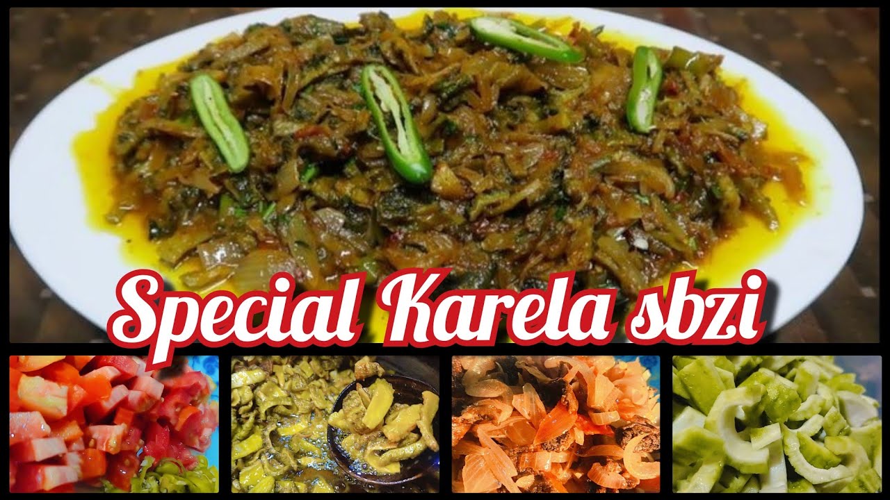 Karella Pyaz karela pyaz recipe| karela Ki sbzi bnany ka tareek🥗🥗🥗 - YouTube