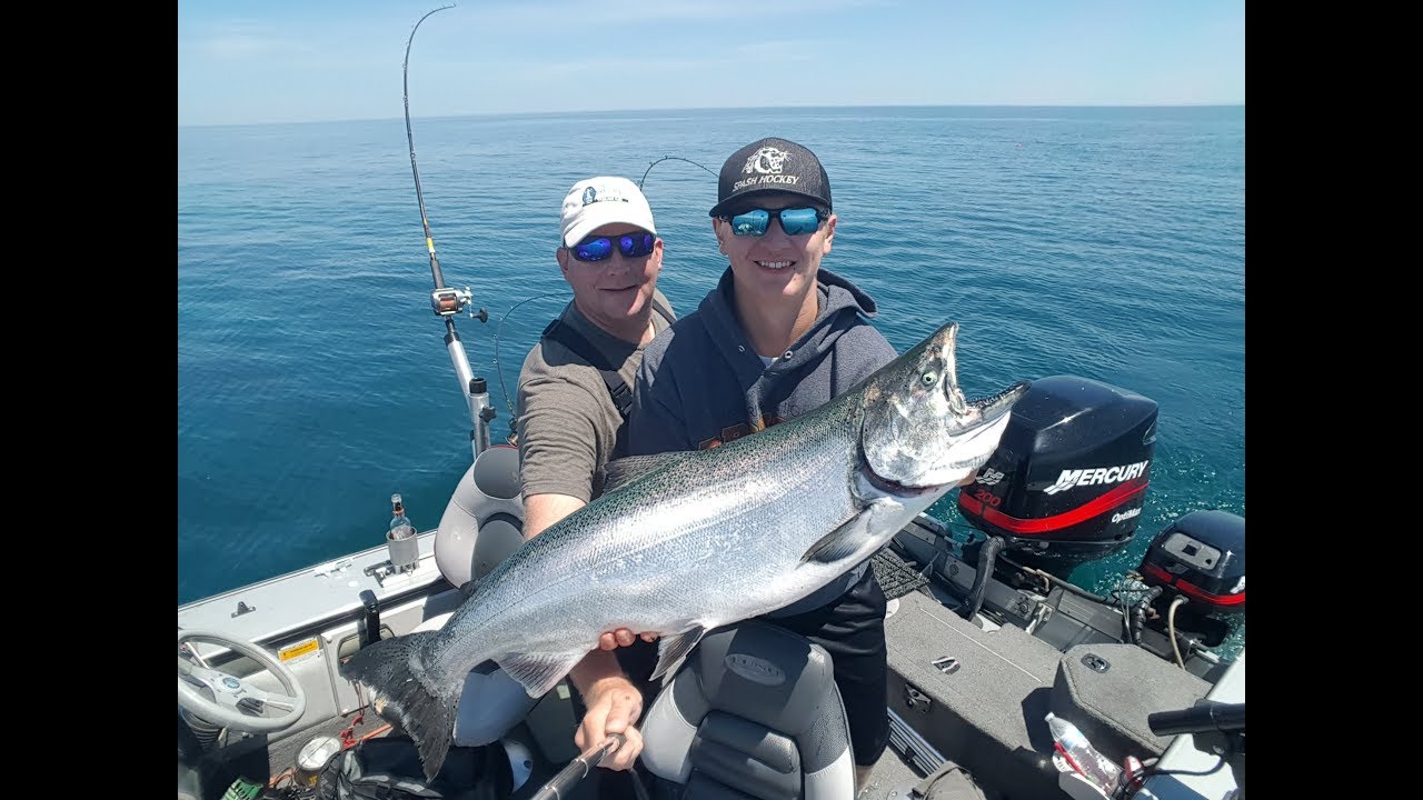 Salmon Fishing Adventure July 2nd and 3rd Kewaunee Wisconsin 2018 YouTube