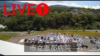 市立恵那病院 正面駐車場方面 のライブ映像