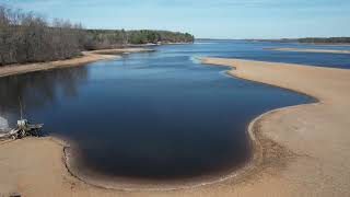 Lake Dubay after our crazy warm Winter of 20232024, taken March 12, 2024