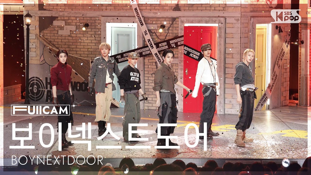 [안방1열 풀캠4K] 보이넥스트도어 'Hollywood Action' (BOYNEXTDOOR FullCam) @SBS Inkigayo 251026