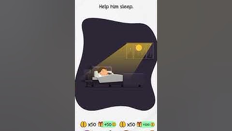 Braindom Level 69 - Help him sleep.Gameplay Walkthrough.