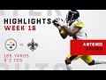 Antonio Brown's Big Game w/ 185 Yards & 2 TDs vs. Saints