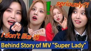 [Knowing Bros] Why was Yuqi Upset because of Soyeon When Take a 'Super Lady' MV?😤