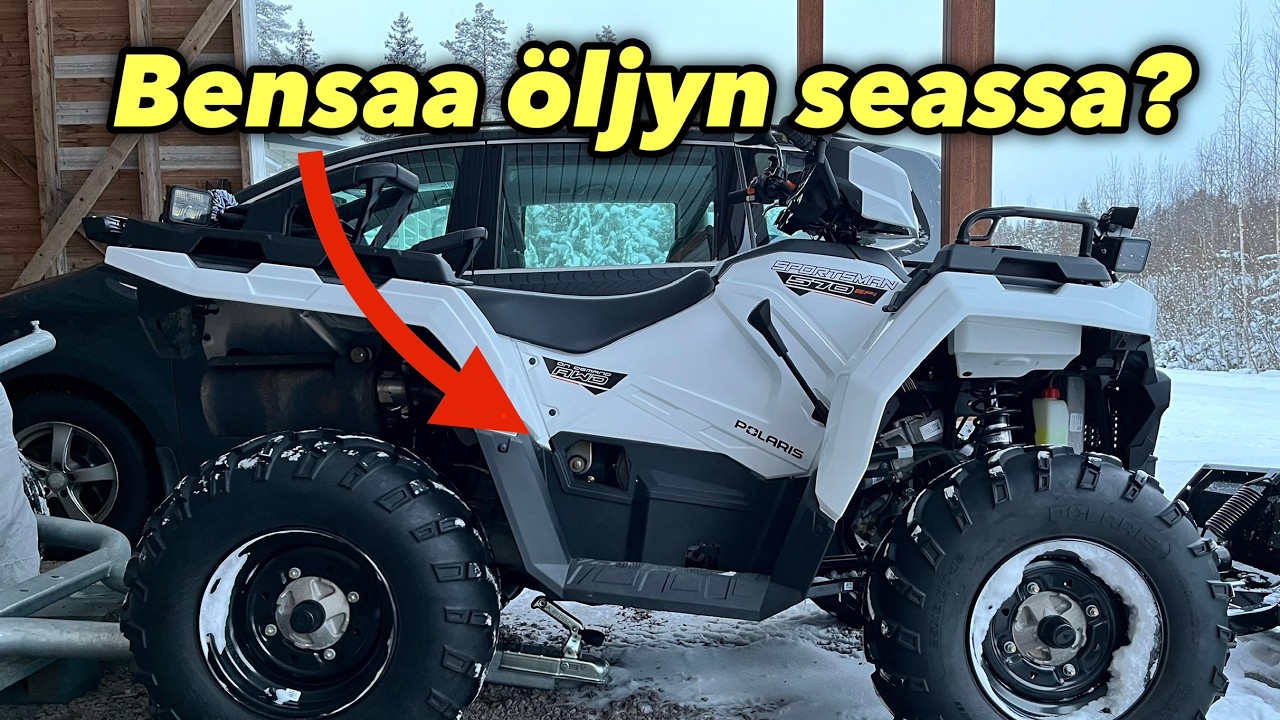 Mönkijän moottoriöljy-ongelma alkaa selvitä!