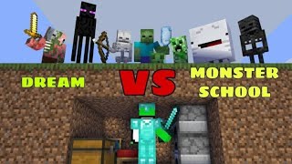 Monster School Speedrunner Dream Vs Monster School- Minecraft Animation Robe Cube Deleted Vi̇deo