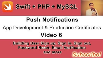Push Notifications. Video 6. Generating Production & Development Certificates