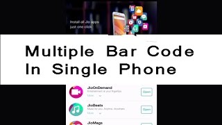 How to generate multiple bar code of reliance jio in single phone ? screenshot 1