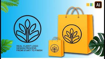 Logo Design Process With a Real Client Start to Finish In Adobe Illustrator Tutorial |Zakki Graphics