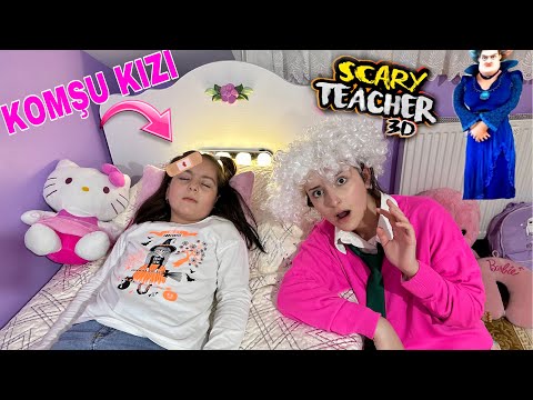 SCARY TEACHER KOMŞU KIZI NE YAPTIN ZEYNEP HİRANUR/بابا جاب لي بالون - جنى مقداد | طيور بيبي