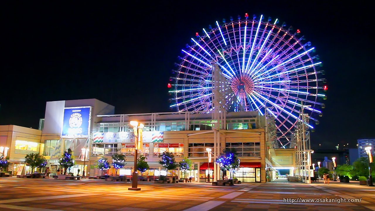 大阪港 天保山ハーバービレッジ 大観覧車 夜景 Osaka Port Tenpozan Night Japan Youtube