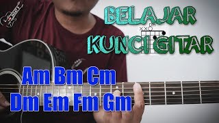 Belajar Kunci Gitar Minor Yang Wajib Di ketahui Pemula (Chord Am Bm Cm Dm Em Fm Gm)