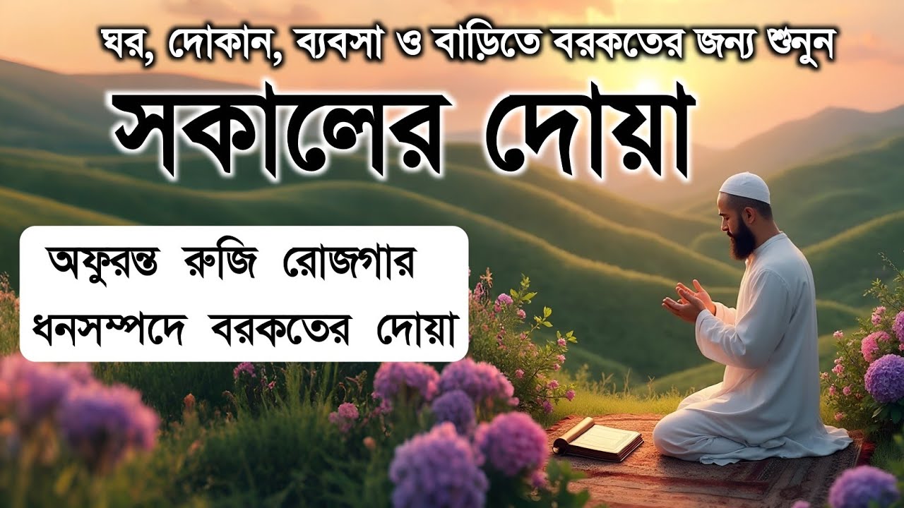 সকালটা শুরু হোক হৃদয় শীতল করা বরকতময় আয়াত দিয়ে। সকালের দোয়া ও জিকির । Morning Dua Full by Alaa Aqel