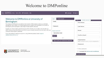 Introduction to using DMP online