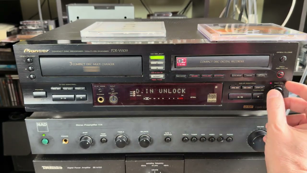 Pioneer CDレコーダー Compact Disk Recorder PDR-D5 中古作動品