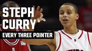 Every Steph Curry 3-pointer from March Madness