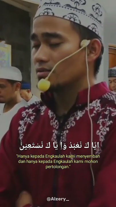 Bacaan Surah Al Fatihah Ustadz Daeng Syawal Iramah jiharkah..