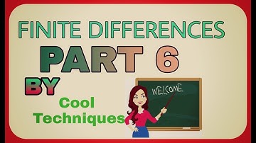 finite difference method in hindi || finite differences || finite difference method
