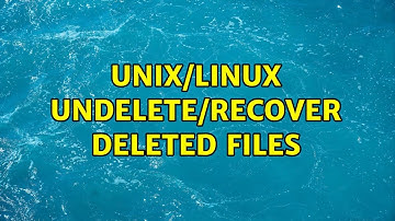 Unix & Linux: Unix/Linux undelete/recover deleted files (11 Solutions!!)