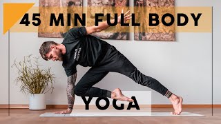45 Minute Advanced Full Body Strength & Control Yoga Flow