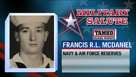 Military Salute: Francis R.L. McDaniel