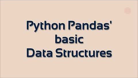 PANDAS DATA STRUCTURES IN ACTION ।। Python Pandas ।। Class XII ।। Informatics Practices