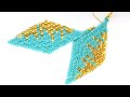 Серьги из бисера кирпичным плетением/Серьги ромбы/Brick stitch earrings /Beaded Earrings